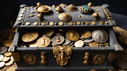 Treasure chest from pirates 