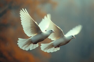 Obraz premium doves can