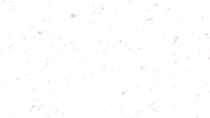 桜吹雪の透過素材