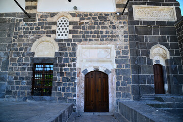 Kursunlu Mosque, located in Diyarbakir, Turkey, was built in the 16th century.