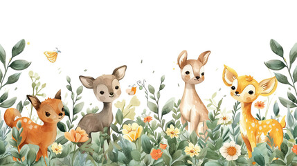 safari animals wallpaper or portrait for kids or baby nursery room decor, or birthday and party for baby shower events invitation cards