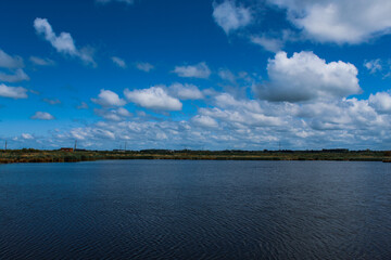 A beautiful landscape shot of the British Countryside on a hot summer afternoon