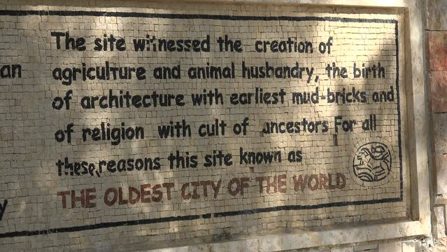 Water fountain near an archaeological site in Jericho, to some accounts the oldest city in the world, in the West Bank
