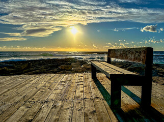 Eine Bank zum Entspannen