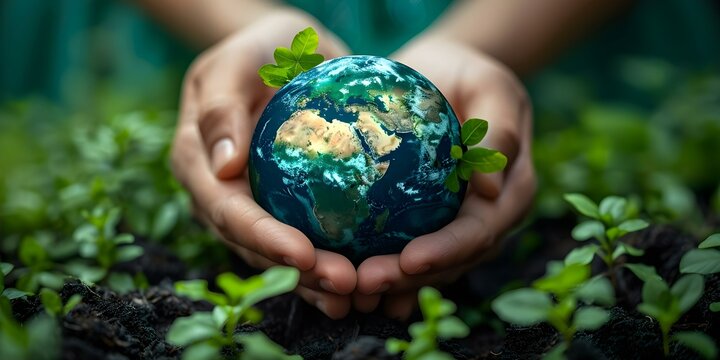 Embracing Environmental Conservation: A Global Perspective. Concept Environmental Conservation, Global Perspective, Sustainable Practices, Biodiversity Protection, Eco-Friendly Innovation