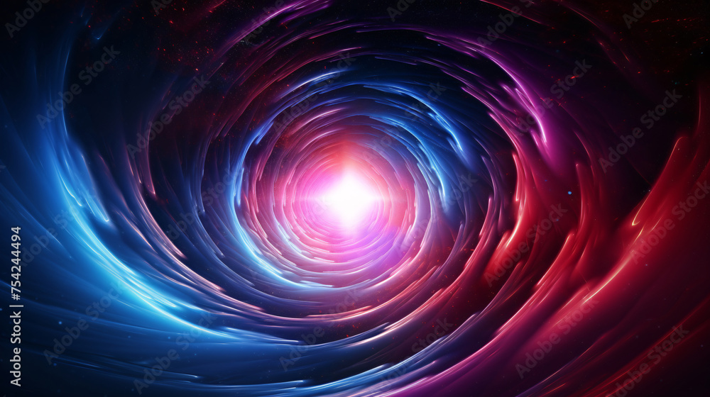 Wall mural digital galaxy colorful black hole scene abstract graphic poster web page ppt background