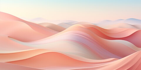 Desert landscape, abstract wavy texture background - 754249295