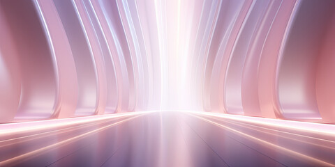 Abstract 3d background, glowing rays of light - 754249457