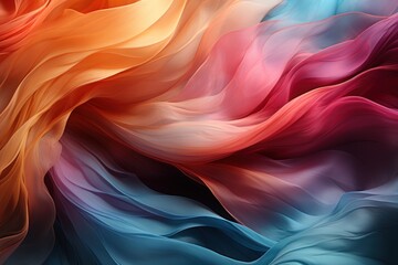 Abstract 3d luxury premium background, colorful flowing curved waves, golden accent, lighting effect - 754249890