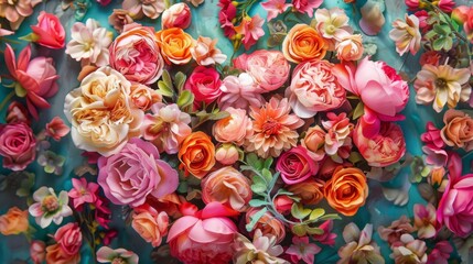 floral holiday background.