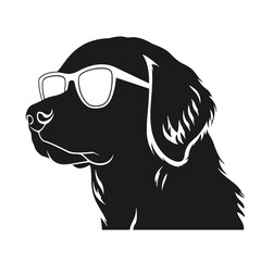 golden retriever dog vector