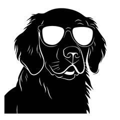 golden retriever dog vector