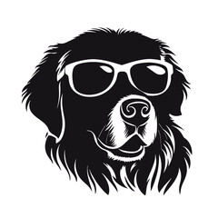 golden retriever dog vector