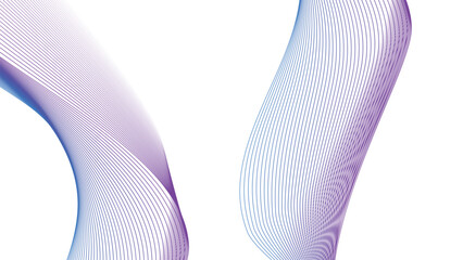 Blue purple and white abstract line background with gradient color for backdrop or presentation