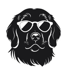 golden retriever dog vector