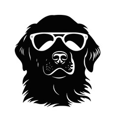 golden retriever dog vector