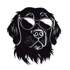 Golden retriever Silhouette 