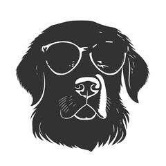 Golden retriever Silhouette 