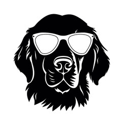 Golden retriever Silhouette 