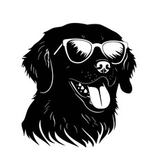 Golden retriever Silhouette 