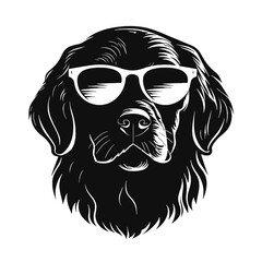 Golden retriever eyeglasses