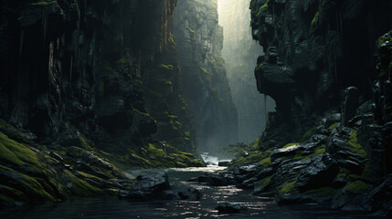 Echoing Canyon Sound of Silence in Deep Ravine ..
