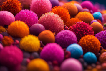 Holi Colorful and Joyful Background 