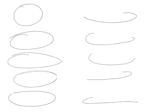 Set of grey hand drawn circles, ovals, message box, frames, banners. Marker style. Transparent background.