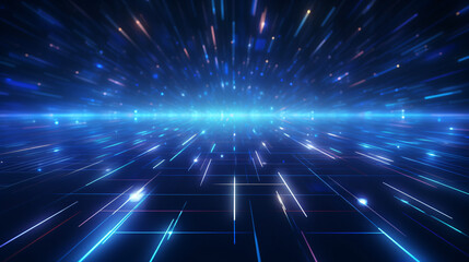 Fototapeta na wymiar Futuristic technology abstract background with lines