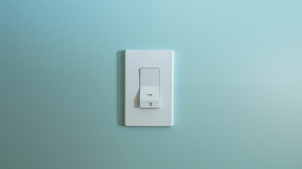 Image of light switch on a wall.