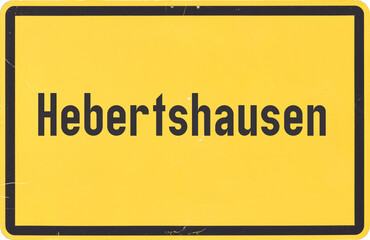 Ortsschild Hebertshausen