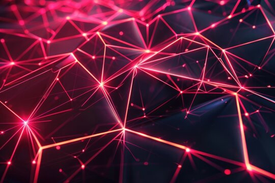 3d abstract glow background design