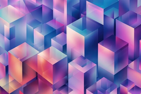 3d abstract geometric background design