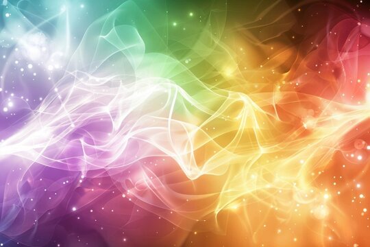 Multicolored Energy Flow Background design
