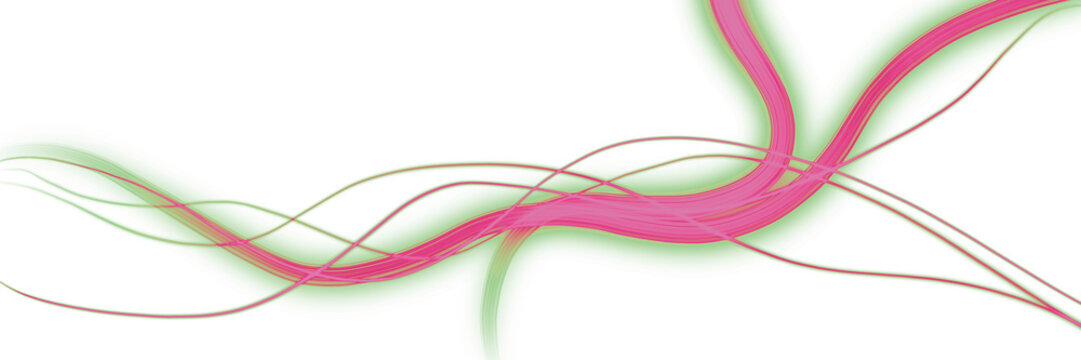 Pink glowing dynamic energy neon lines