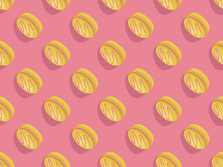 macaroon food vector pattern sugar cream pastry sweet colorful bakery eat dessert menu homemade cake