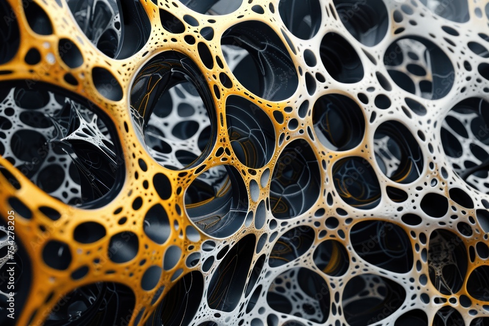 Wall mural Abstract patterns resembling fractals
