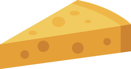 Cheese isolated vector art illustration