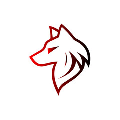 wolf head logo design, logos, symbols 