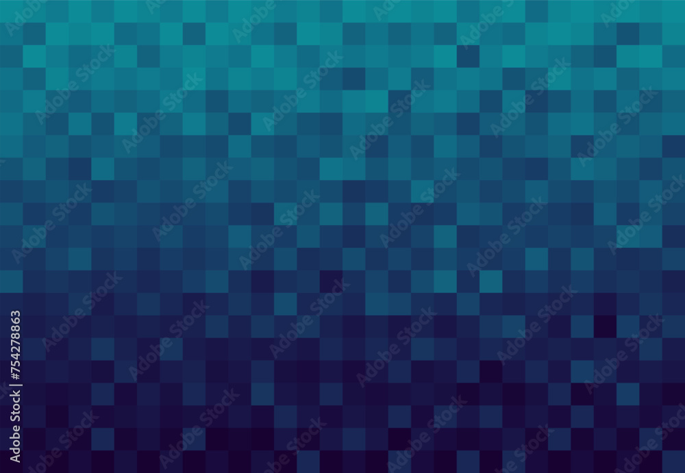 Poster abstract mosaic dark background. censor pixel bar in black color. blurry pixelated rectangle. vector
