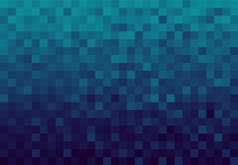 Abstract mosaic dark background. Censor pixel bar in black color. Blurry pixelated rectangle. Vector illustration.