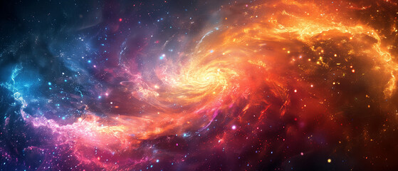 Fototapeta premium abstract galactic composition background