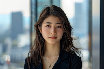 modern Japanese real estate professional