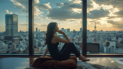 modern Japanese real estate professional