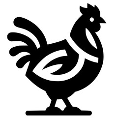 Chiken cartoon illustration