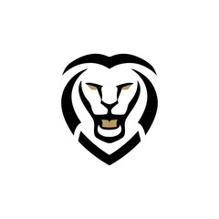 lion logo design, logos 