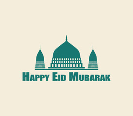 dome logo. Ramadhan Kareem. Ied Mubarak.