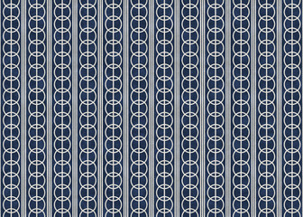 和柄曲輪繋ぎ　和紙素材_青