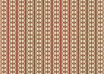 和柄曲輪繋ぎ　和紙素材_赤