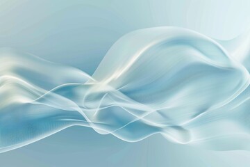 soft waves and curves in abstract light blue background